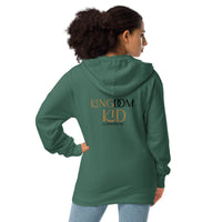 KINGDOM KID - Unisex fleece zip up hoodie