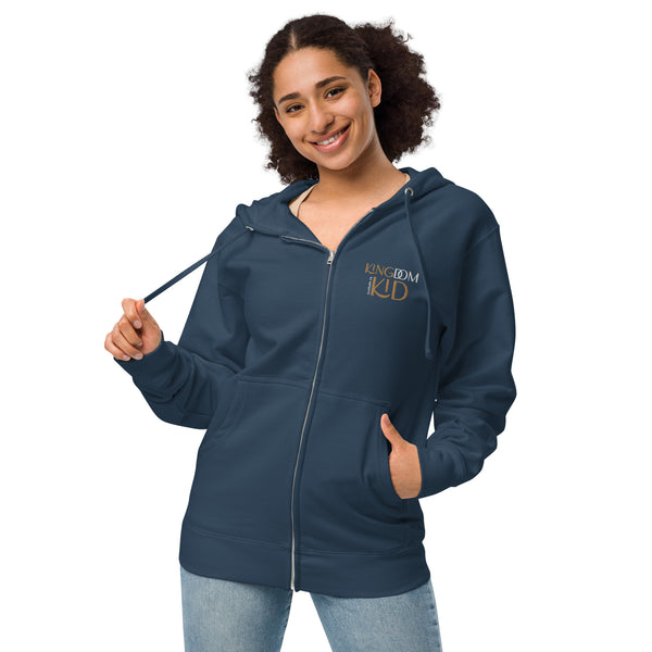 KINGDOM KID - Unisex fleece zip up hoodie