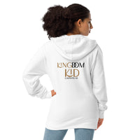 KINGDOM KID - Unisex fleece zip up hoodie