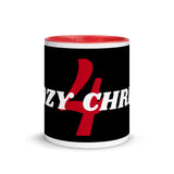 CRAZY 4 CHRIST - Mug with Color Inside (Red)