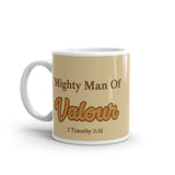 Man Of Valour. - White glossy mug
